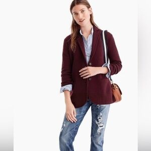 J.Crew Merino Wool Sweater Blazer, size S